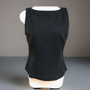 Vintage 90's David Warren Black Dressy Top